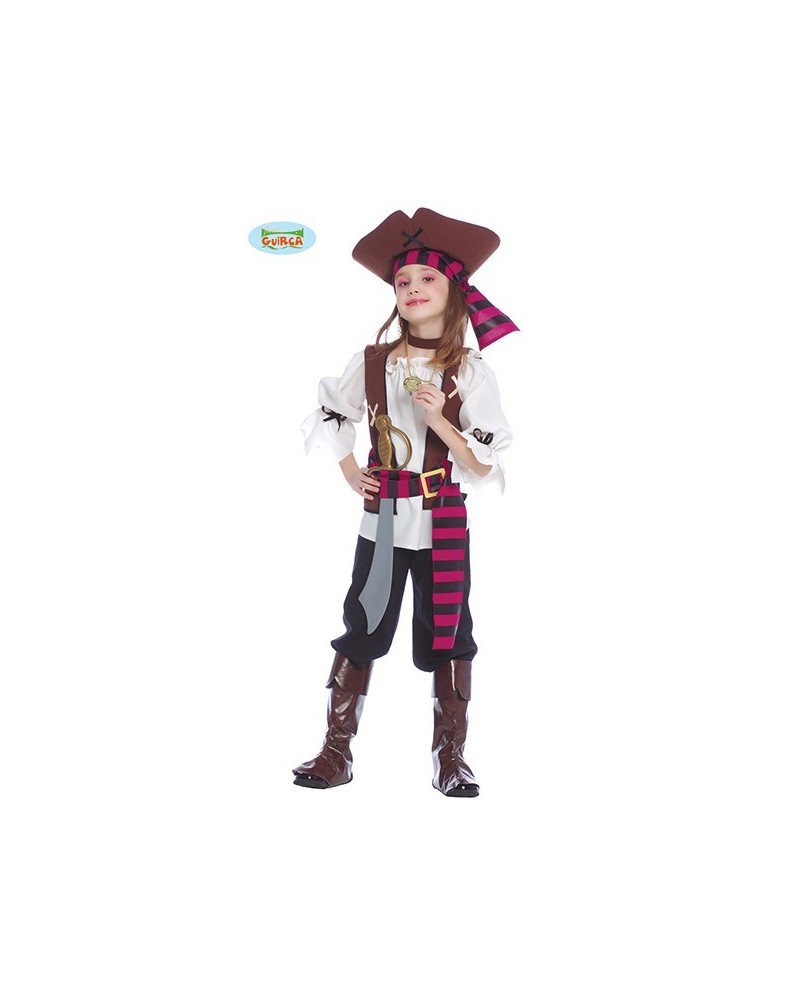 Disfraz Pirata Siete Mares Infantil Niña
