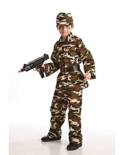 Disfraz Soldado Militar Infantil Niño