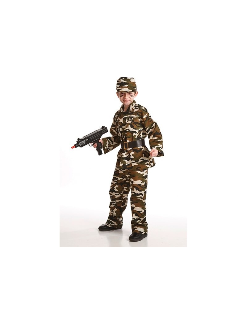 Disfraz Soldado Militar Infantil Niño