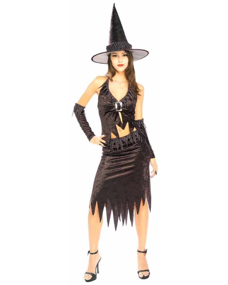 Disfraz Bruja de Media Noche Adulto Mujer