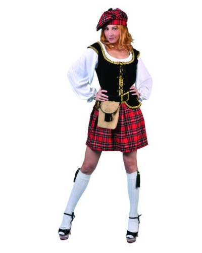 Disfraz Escocesa sexy Mujer Adulto