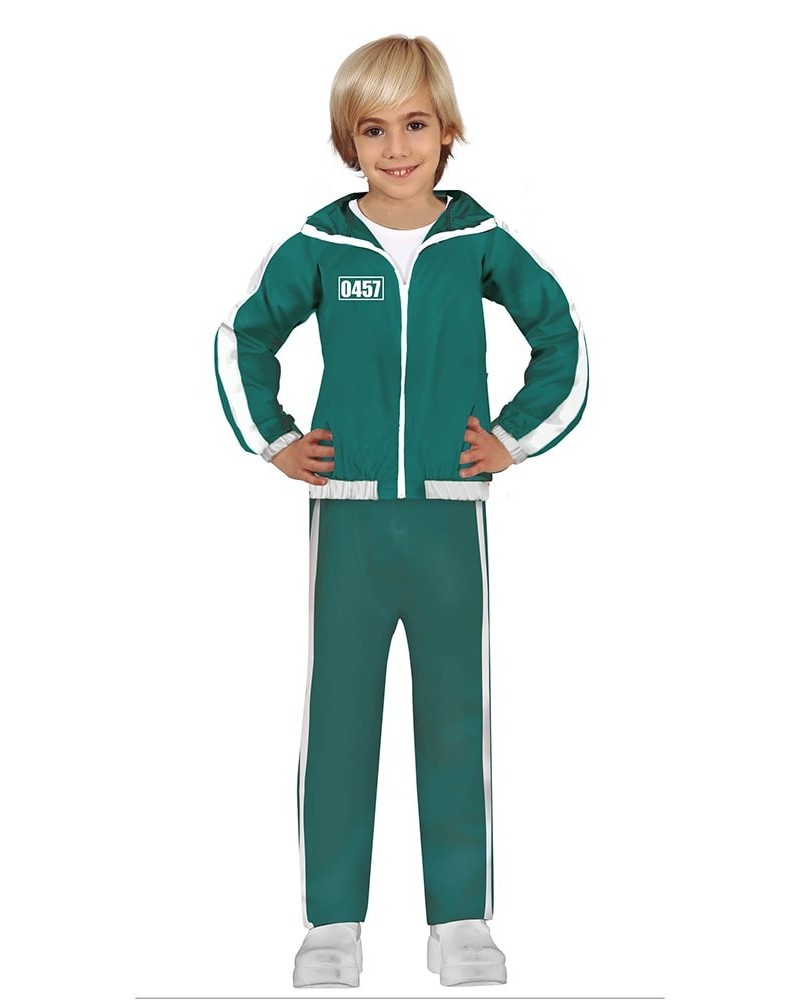 Disfraz del Juego del Calamar Concursante Infantil