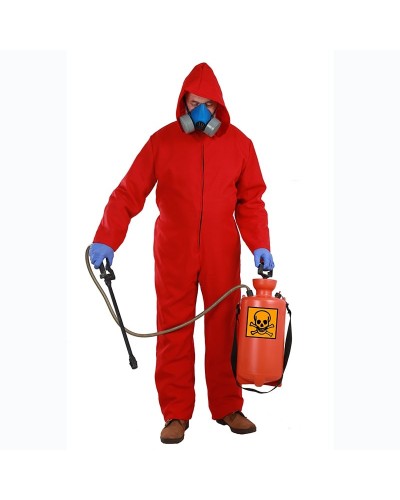 Disfraz Buzo Rojo Fumigador (la Casa de Papel) Adulto